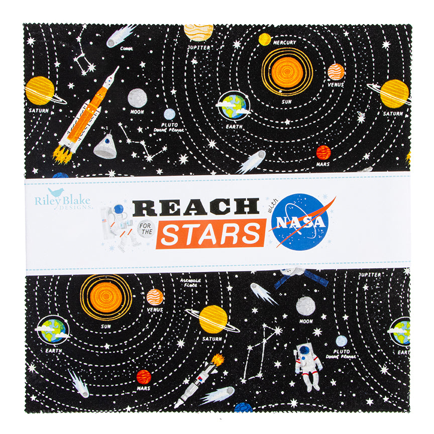 Reach for the Stars with NASA 10 inch stacker in its paper band.