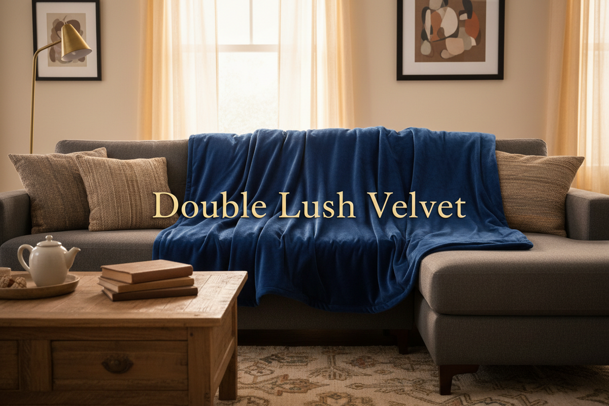 Richly textured double lush velvet fabric in deep, luxurious colors