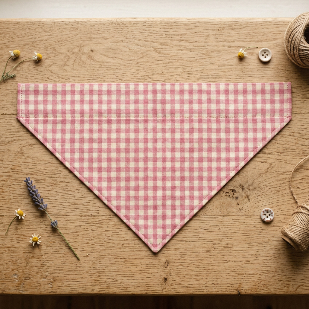 Pet Bandanas Size S - Gingham