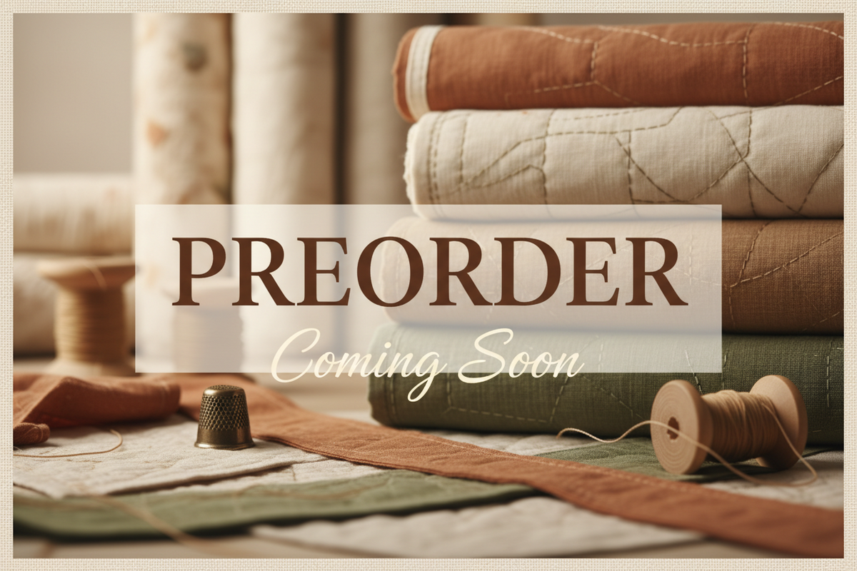 Upcoming preorder quilting fabrics and bundles available for early reservation