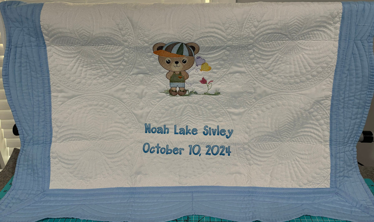 Custom Heirloom Baby Quilt