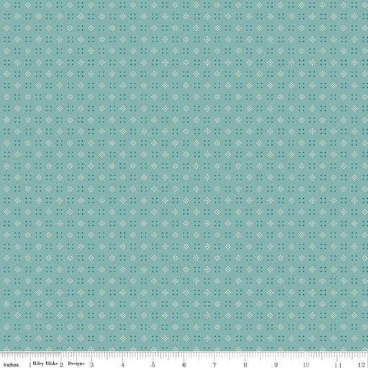 Baked With Love Leftovers Wedgewood - Fat Quarter