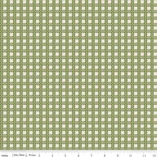 Baked With Love Tablecloth Olive - Fat Quarter