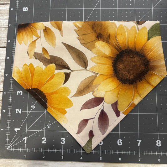 Sunflower Dog Bandana - Size S